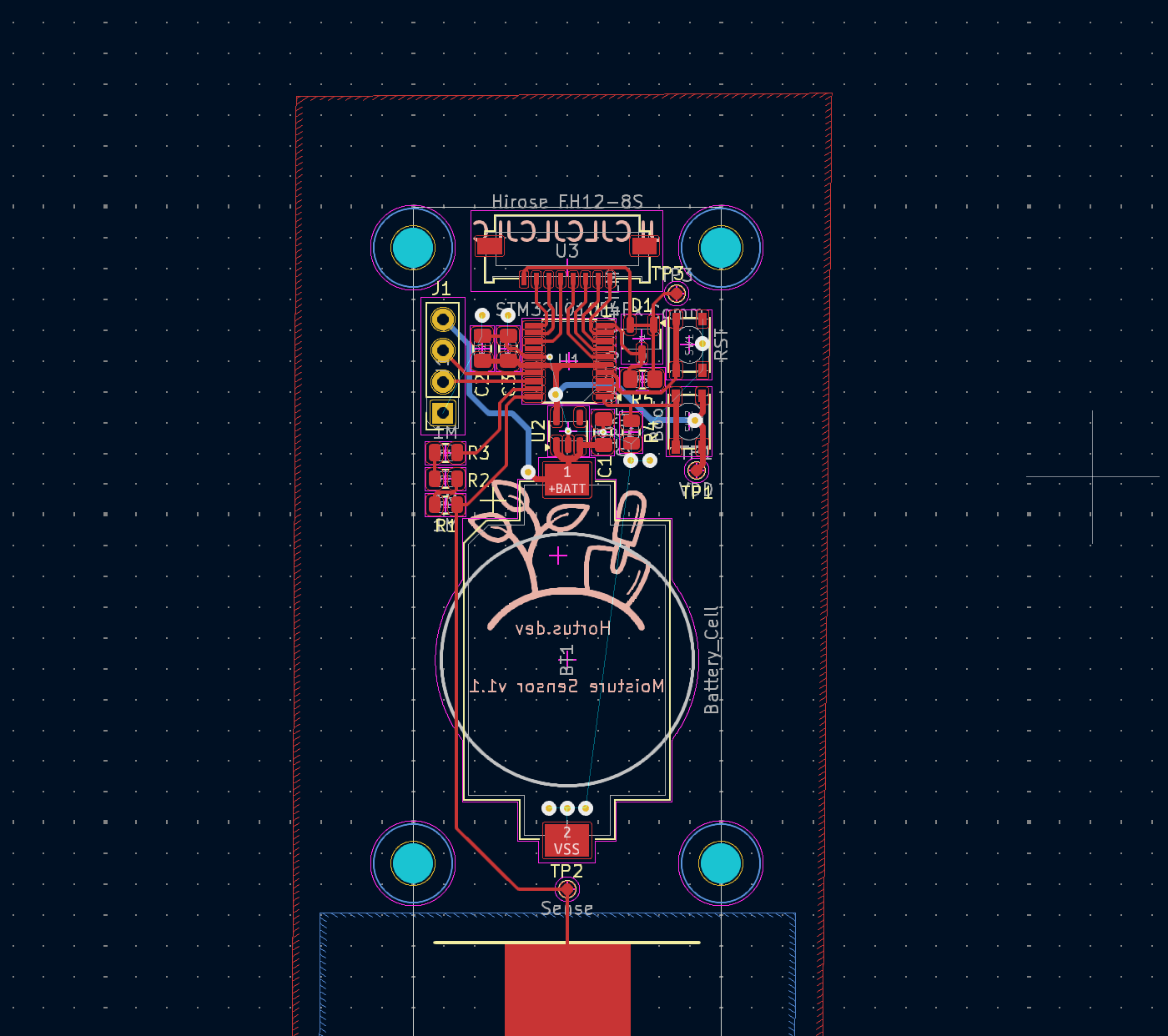 Designing the PCB in KiCad